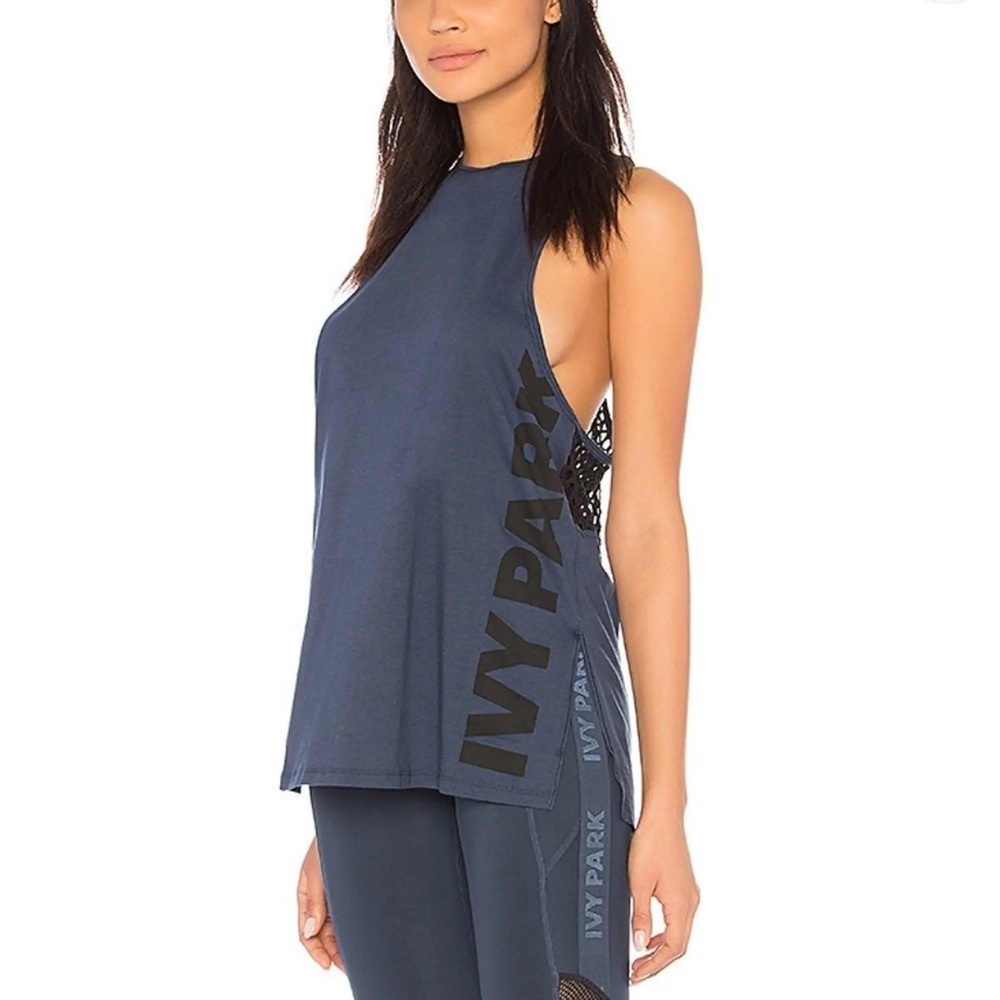 IVY PARK Racerback Mesh Tank Top